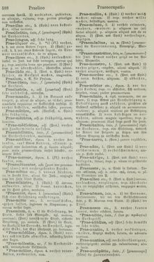 Bild der Seite - 588 - in Lateinisch-Deutsches und Deutsch-Lateinisches Schul-Wörterbuch - Lateinisch-Deutscher Theil