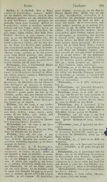 Bild der Seite - 599 - in Lateinisch-Deutsches und Deutsch-Lateinisches Schul-Wörterbuch - Lateinisch-Deutscher Theil