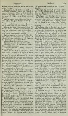 Bild der Seite - 601 - in Lateinisch-Deutsches und Deutsch-Lateinisches Schul-Wörterbuch - Lateinisch-Deutscher Theil