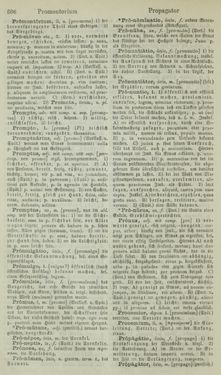 Bild der Seite - 606 - in Lateinisch-Deutsches und Deutsch-Lateinisches Schul-Wörterbuch - Lateinisch-Deutscher Theil