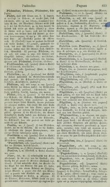 Bild der Seite - 615 - in Lateinisch-Deutsches und Deutsch-Lateinisches Schul-Wörterbuch - Lateinisch-Deutscher Theil