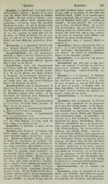 Bild der Seite - 621 - in Lateinisch-Deutsches und Deutsch-Lateinisches Schul-Wörterbuch - Lateinisch-Deutscher Theil