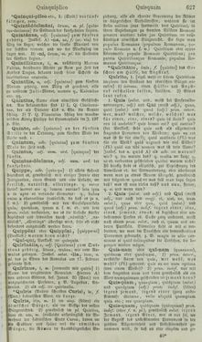 Bild der Seite - 627 - in Lateinisch-Deutsches und Deutsch-Lateinisches Schul-Wörterbuch - Lateinisch-Deutscher Theil