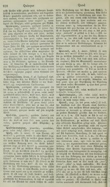 Bild der Seite - 628 - in Lateinisch-Deutsches und Deutsch-Lateinisches Schul-Wörterbuch - Lateinisch-Deutscher Theil