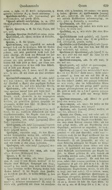 Image of the Page - 629 - in Lateinisch-Deutsches und Deutsch-Lateinisches Schul-Wörterbuch - Lateinisch-Deutscher Theil
