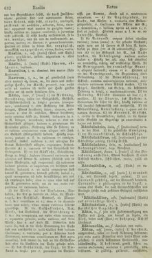 Image of the Page - 632 - in Lateinisch-Deutsches und Deutsch-Lateinisches Schul-Wörterbuch - Lateinisch-Deutscher Theil