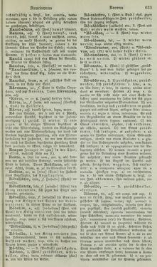 Bild der Seite - 633 - in Lateinisch-Deutsches und Deutsch-Lateinisches Schul-Wörterbuch - Lateinisch-Deutscher Theil