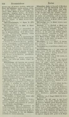 Bild der Seite - 636 - in Lateinisch-Deutsches und Deutsch-Lateinisches Schul-Wörterbuch - Lateinisch-Deutscher Theil