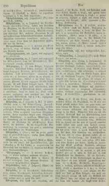 Image of the Page - 650 - in Lateinisch-Deutsches und Deutsch-Lateinisches Schul-Wörterbuch - Lateinisch-Deutscher Theil