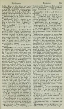 Image of the Page - 653 - in Lateinisch-Deutsches und Deutsch-Lateinisches Schul-Wörterbuch - Lateinisch-Deutscher Theil