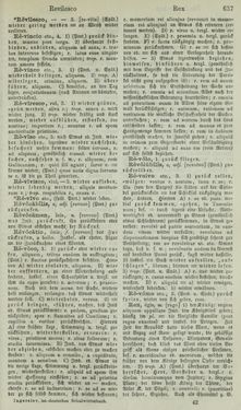 Image of the Page - 657 - in Lateinisch-Deutsches und Deutsch-Lateinisches Schul-Wörterbuch - Lateinisch-Deutscher Theil