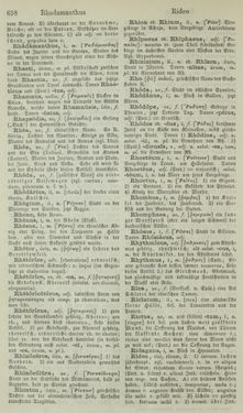 Image of the Page - 658 - in Lateinisch-Deutsches und Deutsch-Lateinisches Schul-Wörterbuch - Lateinisch-Deutscher Theil