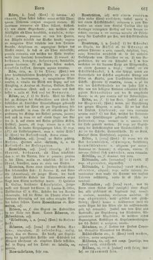 Image of the Page - 661 - in Lateinisch-Deutsches und Deutsch-Lateinisches Schul-Wörterbuch - Lateinisch-Deutscher Theil