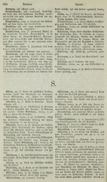 Image of the Page - 664 - in Lateinisch-Deutsches und Deutsch-Lateinisches Schul-Wörterbuch - Lateinisch-Deutscher Theil