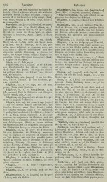 Image of the Page - 666 - in Lateinisch-Deutsches und Deutsch-Lateinisches Schul-Wörterbuch - Lateinisch-Deutscher Theil