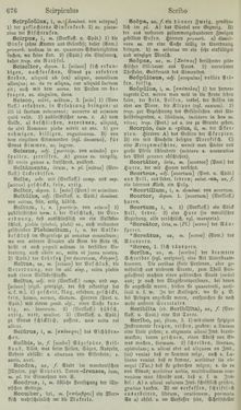 Image of the Page - 676 - in Lateinisch-Deutsches und Deutsch-Lateinisches Schul-Wörterbuch - Lateinisch-Deutscher Theil