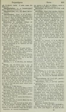 Image of the Page - 689 - in Lateinisch-Deutsches und Deutsch-Lateinisches Schul-Wörterbuch - Lateinisch-Deutscher Theil