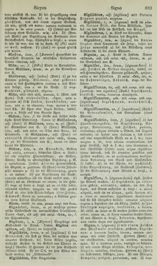 Image of the Page - 693 - in Lateinisch-Deutsches und Deutsch-Lateinisches Schul-Wörterbuch - Lateinisch-Deutscher Theil