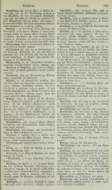 Bild der Seite - 703 - in Lateinisch-Deutsches und Deutsch-Lateinisches Schul-Wörterbuch - Lateinisch-Deutscher Theil