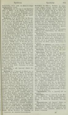 Bild der Seite - 705 - in Lateinisch-Deutsches und Deutsch-Lateinisches Schul-Wörterbuch - Lateinisch-Deutscher Theil