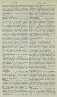 Bild der Seite - 712 - in Lateinisch-Deutsches und Deutsch-Lateinisches Schul-Wörterbuch - Lateinisch-Deutscher Theil