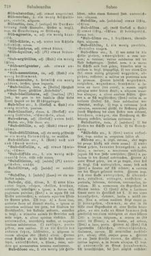 Image of the Page - 718 - in Lateinisch-Deutsches und Deutsch-Lateinisches Schul-Wörterbuch - Lateinisch-Deutscher Theil