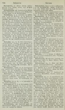 Image of the Page - 722 - in Lateinisch-Deutsches und Deutsch-Lateinisches Schul-Wörterbuch - Lateinisch-Deutscher Theil