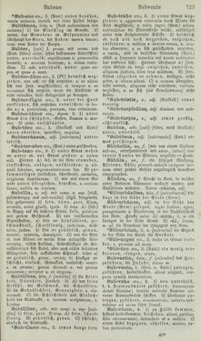 Image of the Page - 723 - in Lateinisch-Deutsches und Deutsch-Lateinisches Schul-Wörterbuch - Lateinisch-Deutscher Theil