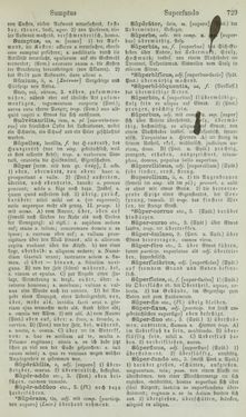 Image of the Page - 729 - in Lateinisch-Deutsches und Deutsch-Lateinisches Schul-Wörterbuch - Lateinisch-Deutscher Theil