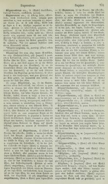 Image of the Page - 731 - in Lateinisch-Deutsches und Deutsch-Lateinisches Schul-Wörterbuch - Lateinisch-Deutscher Theil