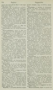 Image of the Page - 732 - in Lateinisch-Deutsches und Deutsch-Lateinisches Schul-Wörterbuch - Lateinisch-Deutscher Theil