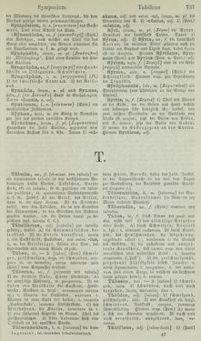 Image of the Page - 737 - in Lateinisch-Deutsches und Deutsch-Lateinisches Schul-Wörterbuch - Lateinisch-Deutscher Theil