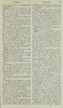 Image of the Page - 739 - in Lateinisch-Deutsches und Deutsch-Lateinisches Schul-Wörterbuch - Lateinisch-Deutscher Theil