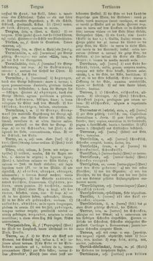 Image of the Page - 748 - in Lateinisch-Deutsches und Deutsch-Lateinisches Schul-Wörterbuch - Lateinisch-Deutscher Theil