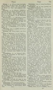 Image of the Page - 755 - in Lateinisch-Deutsches und Deutsch-Lateinisches Schul-Wörterbuch - Lateinisch-Deutscher Theil