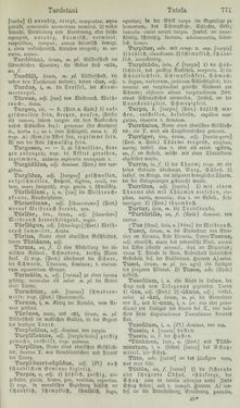 Bild der Seite - 771 - in Lateinisch-Deutsches und Deutsch-Lateinisches Schul-Wörterbuch - Lateinisch-Deutscher Theil
