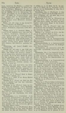 Bild der Seite - 772 - in Lateinisch-Deutsches und Deutsch-Lateinisches Schul-Wörterbuch - Lateinisch-Deutscher Theil
