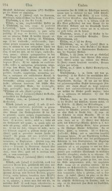 Bild der Seite - 774 - in Lateinisch-Deutsches und Deutsch-Lateinisches Schul-Wörterbuch - Lateinisch-Deutscher Theil