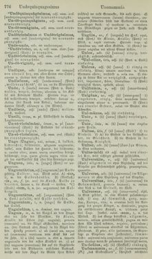 Bild der Seite - 776 - in Lateinisch-Deutsches und Deutsch-Lateinisches Schul-Wörterbuch - Lateinisch-Deutscher Theil