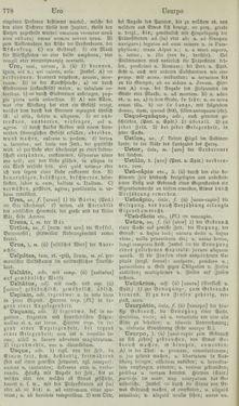 Bild der Seite - 778 - in Lateinisch-Deutsches und Deutsch-Lateinisches Schul-Wörterbuch - Lateinisch-Deutscher Theil