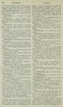 Image of the Page - 788 - in Lateinisch-Deutsches und Deutsch-Lateinisches Schul-Wörterbuch - Lateinisch-Deutscher Theil