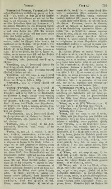Image of the Page - 793 - in Lateinisch-Deutsches und Deutsch-Lateinisches Schul-Wörterbuch - Lateinisch-Deutscher Theil