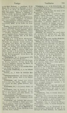 Image of the Page - 795 - in Lateinisch-Deutsches und Deutsch-Lateinisches Schul-Wörterbuch - Lateinisch-Deutscher Theil
