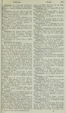 Bild der Seite - 801 - in Lateinisch-Deutsches und Deutsch-Lateinisches Schul-Wörterbuch - Lateinisch-Deutscher Theil