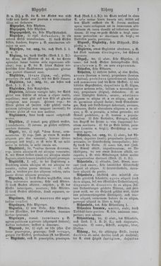 Image of the Page - 7 - in Lateinisch-Deutsches und Deutsch-Lateinisches Schul-Wörterbuch - Deutsch-Lateinischer Theil