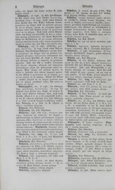Image of the Page - 8 - in Lateinisch-Deutsches und Deutsch-Lateinisches Schul-Wörterbuch - Deutsch-Lateinischer Theil