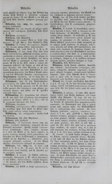 Image of the Page - 9 - in Lateinisch-Deutsches und Deutsch-Lateinisches Schul-Wörterbuch - Deutsch-Lateinischer Theil