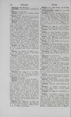 Image of the Page - 10 - in Lateinisch-Deutsches und Deutsch-Lateinisches Schul-Wörterbuch - Deutsch-Lateinischer Theil