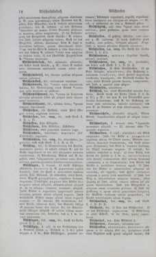 Image of the Page - 14 - in Lateinisch-Deutsches und Deutsch-Lateinisches Schul-Wörterbuch - Deutsch-Lateinischer Theil