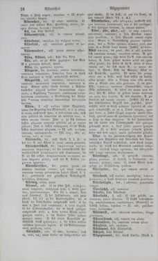 Image of the Page - 24 - in Lateinisch-Deutsches und Deutsch-Lateinisches Schul-Wörterbuch - Deutsch-Lateinischer Theil